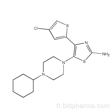 4-(4-chlorothiophén-2-yl)-5-(4-cyclohexylpipérazin-1-yl)thiazol-2-amine